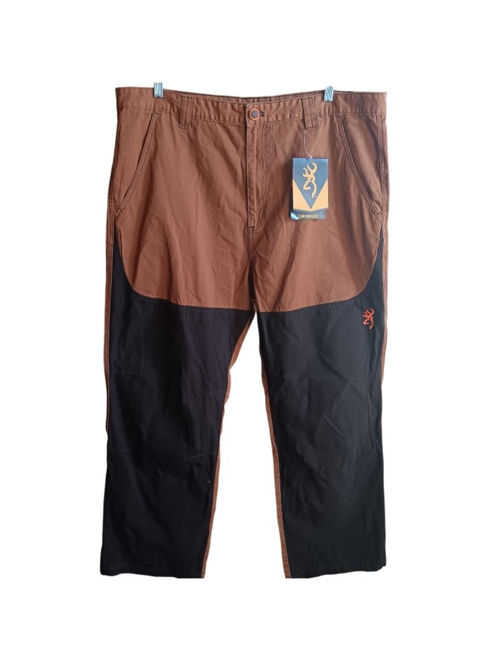 36x32 NWT Browning Upland Denim Pant Chocolate/Tan 36"x32" Hunting